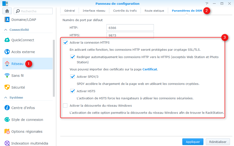 rediriger vers https