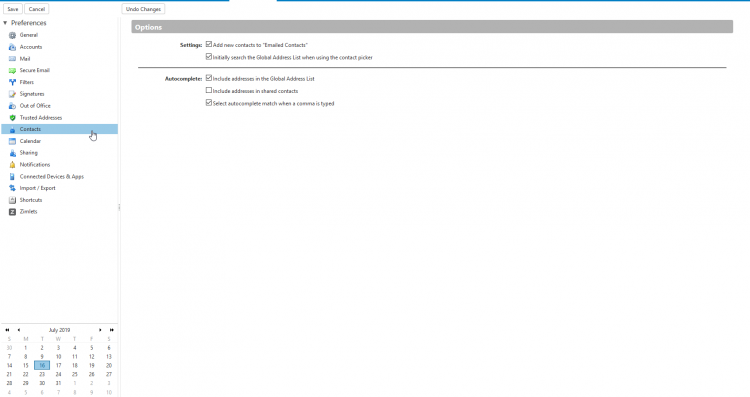 Webmail zimbra preference contacts.png