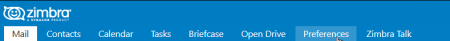 Webmail zimbra menu.png