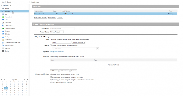 Webmail zimbra preference comptes.png